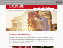 Tablet Screenshot of in-berlin-heiraten.de